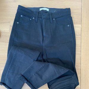 High Rise Vintage Style Black Jeans - Madewell